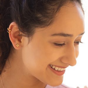 Aretes "Ear Cuff Dorados"